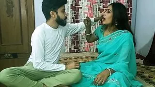 Hot English Madam has sudden sex with an innocent student during private tuition! Amazing hot sex