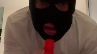 Solo sissy hotel deep throat