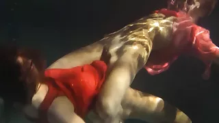 Mihalkova and Siskina and other babes underwater naked