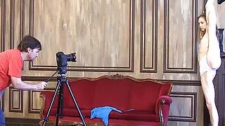 Flexible and charming ballerina Annett strips for me. part-1