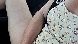 Pussy Play In Car