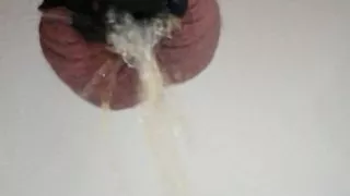 My Caged Clit piss