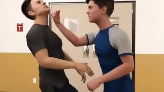 College Kings #18 Standing outside apartment but naked