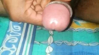 Desi lund ka oil massage at night