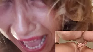 ANAL CREAMPIE after ROUGH SEX as a GIFT for VALENTINE'S DAY: STEP-FATHER POWER FUCKS his STEP-DAUGHTER in the BATHROOM