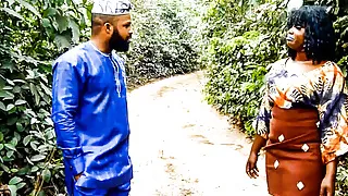 African Black Stud Gets A Quick Trip Through Her Black Bush