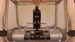 Restrained for ruthless prostate milking procedure