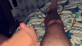 Bonne branlette avec jolie ejac