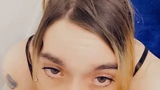 Lingerie Tranny Gets Horny For Cock