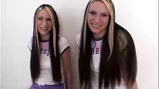 Simpson Twins with rounded tits Fingering Pussy