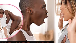 DEVIANTE - Asian Thai babe and stunning black African beauty get into a anal threesome with squirt orgasm