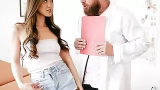 Asian Babe Sucks Doctor's Cock After Consultation