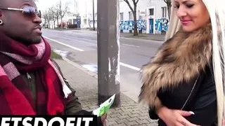 Huge Tits Blonde Lena Lay Gets Invited To Fuck The Biggest Black Cock In The Sex Bus - LETSDOEIT