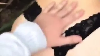 Amateur couple fuck in field