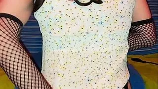 Preview of playing in a little yellow dress