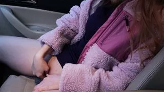 Beautiful Passenger Pays For the Trip By Masturbating in Front of Me. AnnaHomeMix