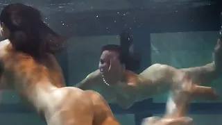 Underwater – sexiest babes ever touching tits