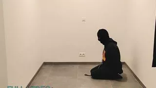 Mistress Fiona makes Her slave suck