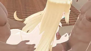 Group anal in the club