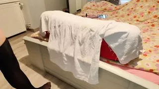 Girl with sweet ass loves to get different strap-ons in her ass