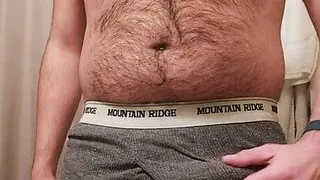 Leaking precum soon after releasing my uncut cock