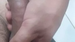 massaging my penis half pump