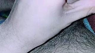 Desi boy, precum and horny pink penis in the morning