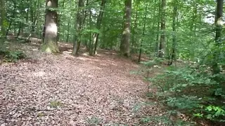 Europäischer Sex, Selbstgedrehte Pornos, Sex im Freien, Öffentlicher Sex, Ehefrau, Wald