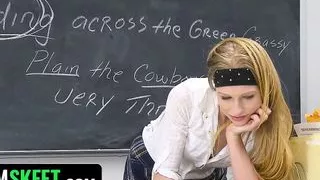 Blonde Schoolgirl Avril Hall Rides The Waves With Surfer Boy