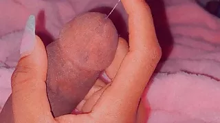 AJ180 Craves Your Touch & Busts a Nut from Cum Cuddle