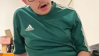 Geman Twink Jake019_xx Wanks in Adidas Jersey Shirt and Under Armour Shorts &ndash; Sportswear Orgasm