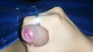 Wank with big cumshot