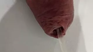 Slow masturbation and cum on my leg