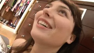 Teen Magda gets her face cummed on after rough anal