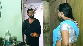 Desi hot bhabhi having sex secretly with house owner’s son!! Hindi webseries sex