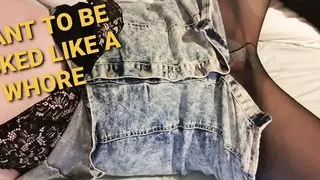 Sissy boy fuck toy being a dirty whore for daddy's