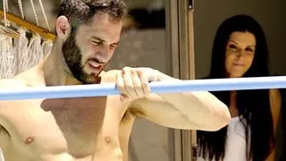 Stepmom and Daughter Compete For Pool Boy's Cock