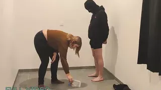 Mistress Fiona’s humiliating obedience training