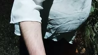 Sissy secretary Jayci walking home