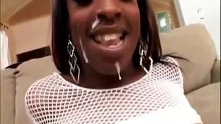 Cock hungry ebony fucked
