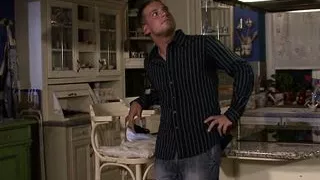 Cute wife getting fucked by old husbands friend