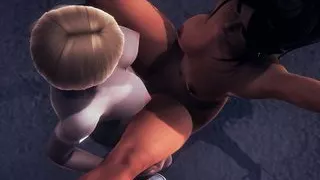 Hentai Uncensored - Latina Woman Gets Fucked Tied Up By Futanari Woman