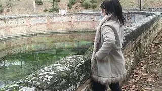 Horny hiker wants me to fuck her when we are in the forest