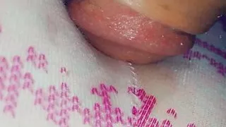 full pre-cum massage, dick versus tight ass, watching television 