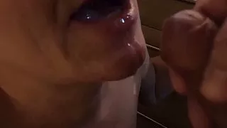 Sperm – Horny MILF gets the juice