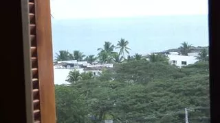 Spying on my wife while she rests on the beach before fucking