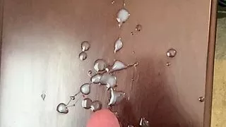 Cumming on table