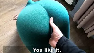 Deepthroat and hard Pussy Fuck with Creampie for Horny Stepsis during Yoga practice