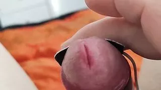 Cockring and estim cbt