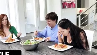 Milfty - Naughty Milf Invites Her Daughter’s New Boyfriend For Dinner Ends Up Fucking Him
